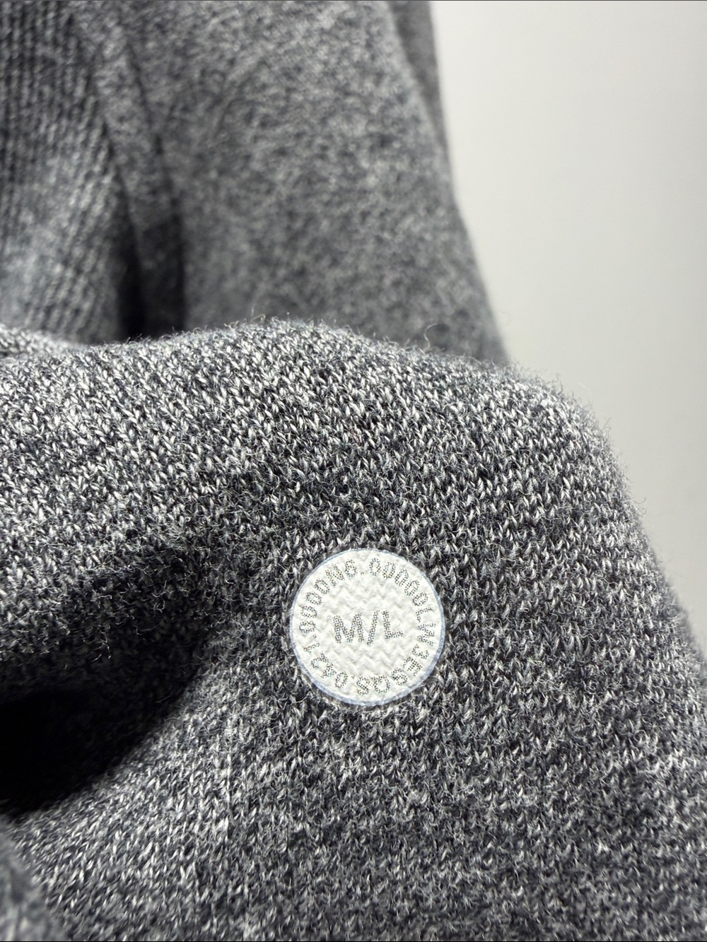 Lululemon Scuba Hoodie Oversized Full Zip Hooded Sweatshirt Fleece Gray M / L - Picture 7 of 8